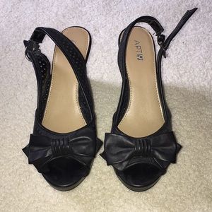 Black heels